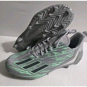 New Adidas Men's Adizero 12 Flash Green Mint Football Cleats Size 11  IG9573